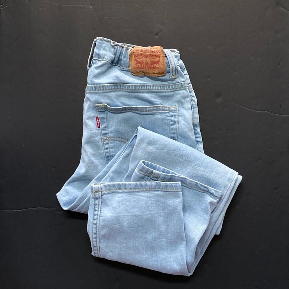 Childs Levis 502 Reg. Tapered Jeans w adjustable waist   12 Husky - Picture 1 of 10